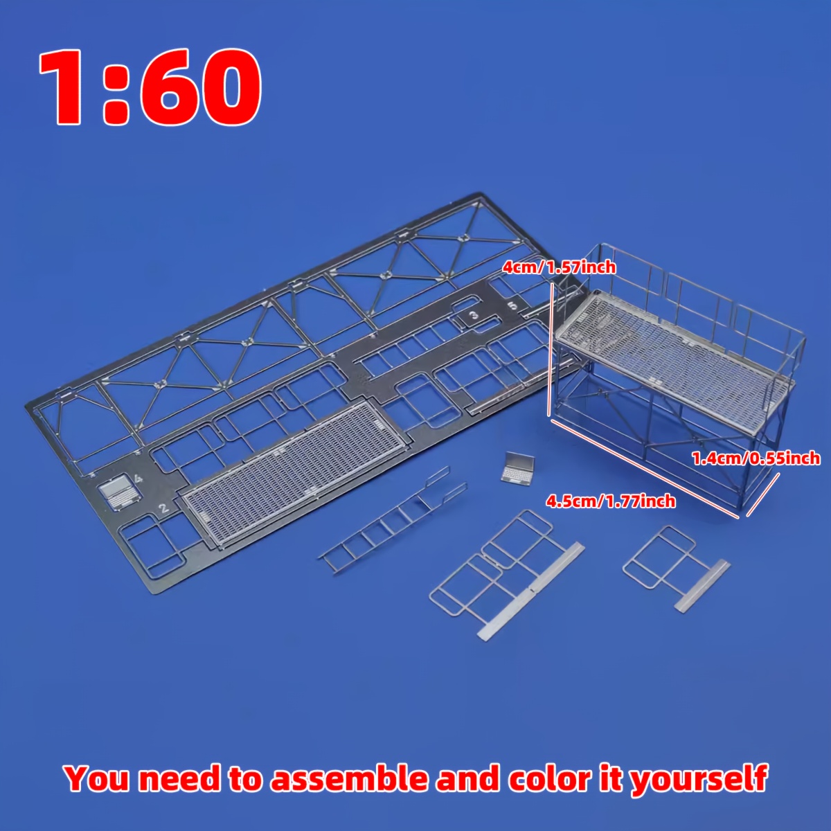 1/60 PG Photo Each PE Scale Model Kit, Stainless Steel Features